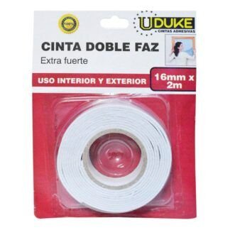 Cinta doble faz uduke 2 mts 1.5mm
