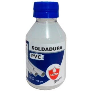 Pega pvc economica 1/128 empaque vidrio