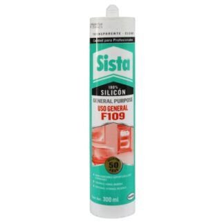 Silicona tubo sista uso general trasparente 300 ml(sl500) (ft109) (p/pecera