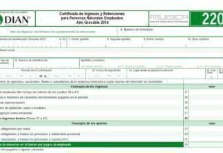 Certificado de Ingresos Y Retenciones