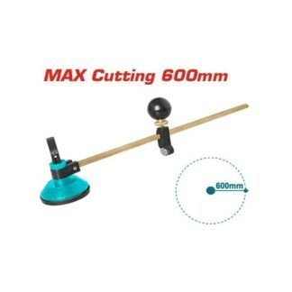 Corta vidrio circular con chupa 30cm de diametro total