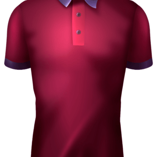 Camiseta Tipo Polo Roja