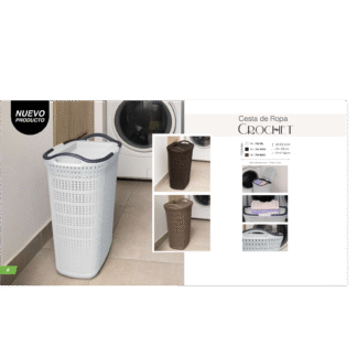 Cesta de Ropa Crochet MQ Home