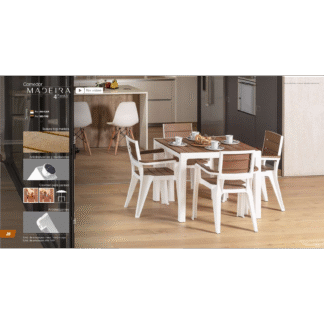 Comedor Madeira 4 Puestos MQ Home