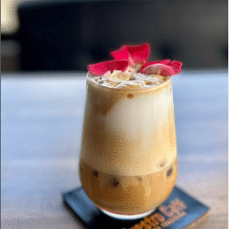 Latte Ice Rosas nuestro café bog