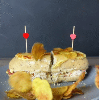 Sándwich Nuestro café bog