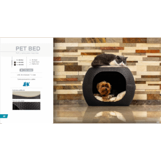 Pet Bed puff y Cama Mascotas MQ Home